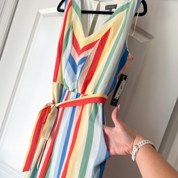 Luxology Striped Jumpsuit - New with Tags - Picture 5 of 7